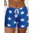 Women's Starry Sky Print Drawstring Shorts with Pockets - Casual & Fashionable, Perfect for Spring/Summer Vacations
