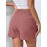 Stylish Ruched High Waist Skort - Flattering, Flowy, and Comfortable Design for Spring and Summer - Elegant Women's Clothing for Outdoor Activities